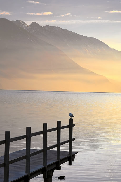 Berge in der naehe von Gardasee foto