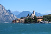 Skaligers Schloss Von Malcesine Am Gardasee