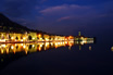 Stadt Salo Am Gardasee In Der Nacht