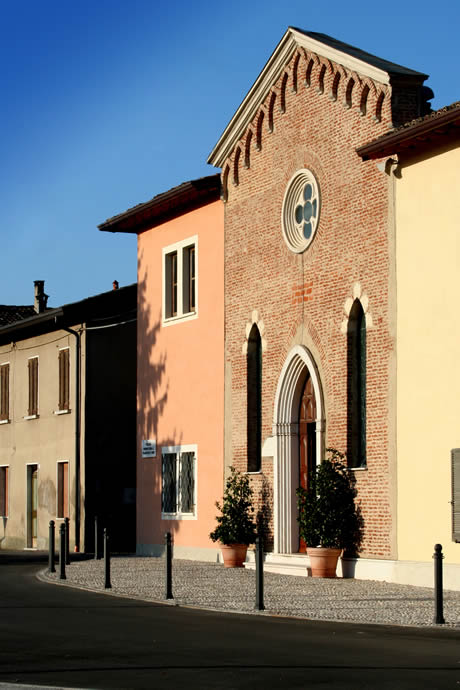 Italian church lake Garda photo