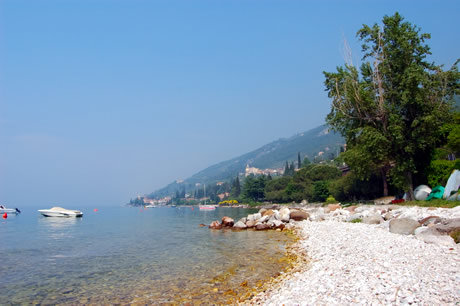 Lake Garda coast italy photo