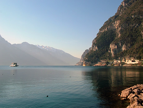 Mountains and high cliffs Riva Del Garda photo