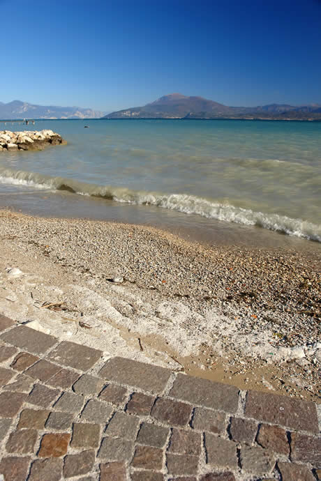 Summer day at lake Garda photo