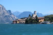 Malcestine With The Historic Castle Of Skaligers On Garda Lake