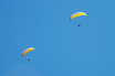 Paragliders On Garda Lake