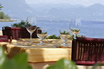Restaurant With Vista At Sirmione Lake Garda