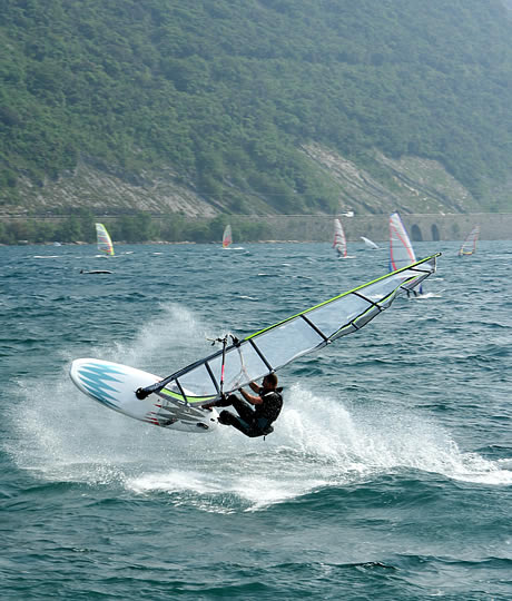 Windsurf lake Garda italy photo