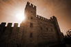 Castle of Sirmione on lake Garda